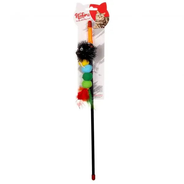Natura Ptc-021 Peluş Tırtıl Olta Kedi Oyuncak, 45cm