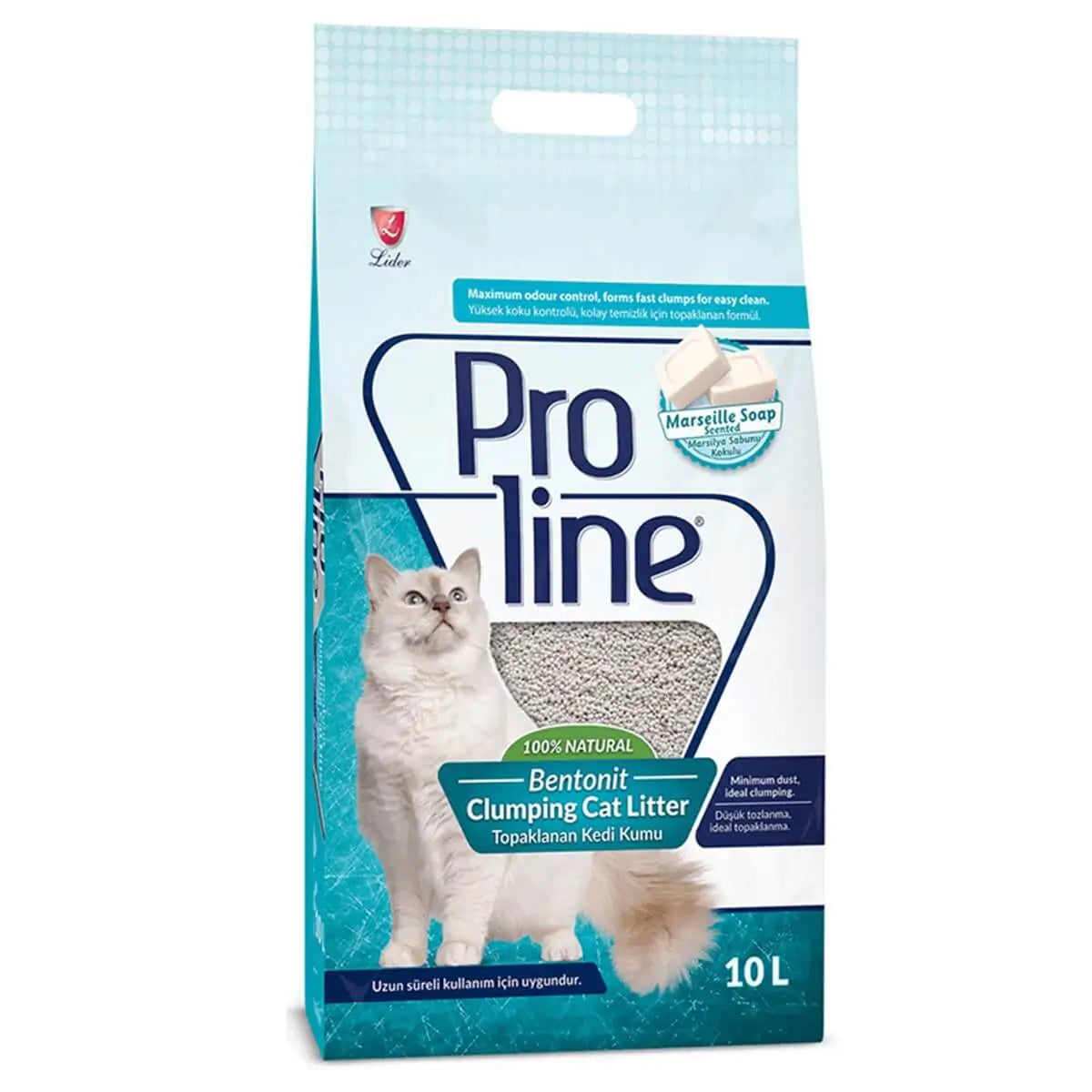 Proline Bentonit Topaklanan İnce Taneli Kedi Kumu