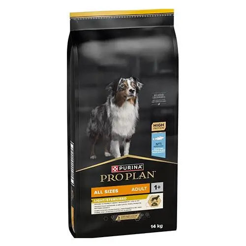 Pro Plan Light Kısırlaştırılmış Balıklı Yetişkin Köpek Maması, 14Kg