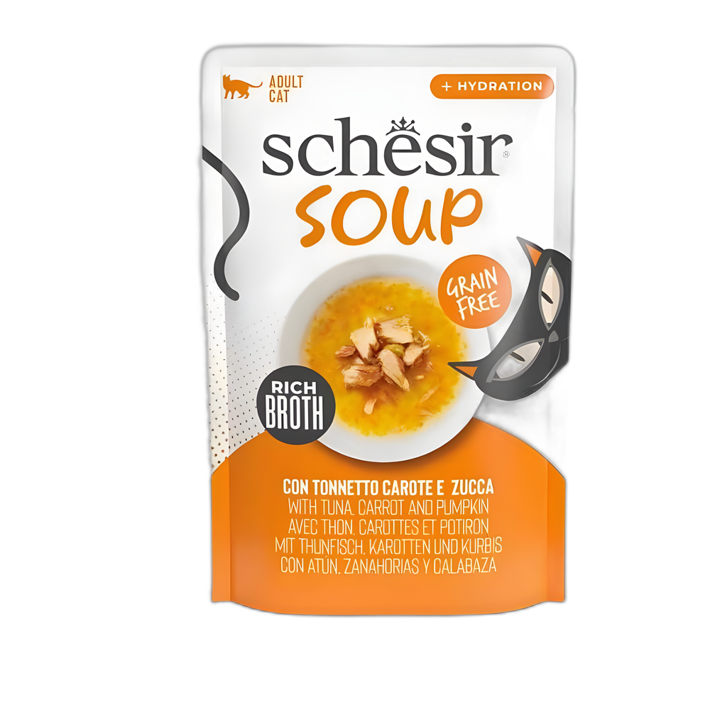 Schesir Soup Sos İçinde Yetişkin Yaş Kedi Yaş Maması, 40 g