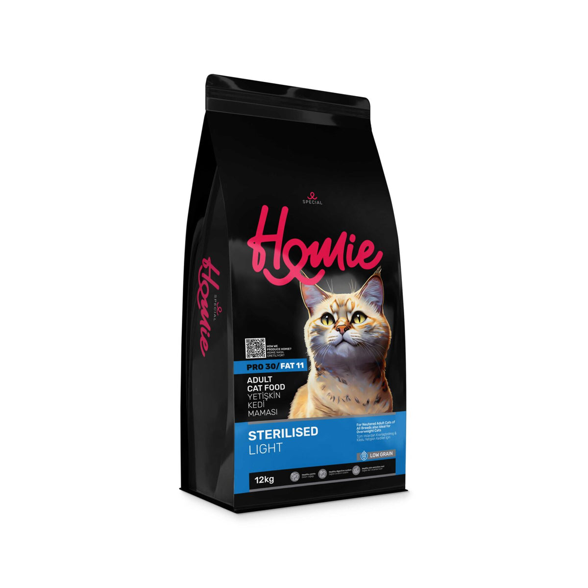 Homie Special Kısırlaştırılmış Az Tahıllı Yetişkin Kedi Maması