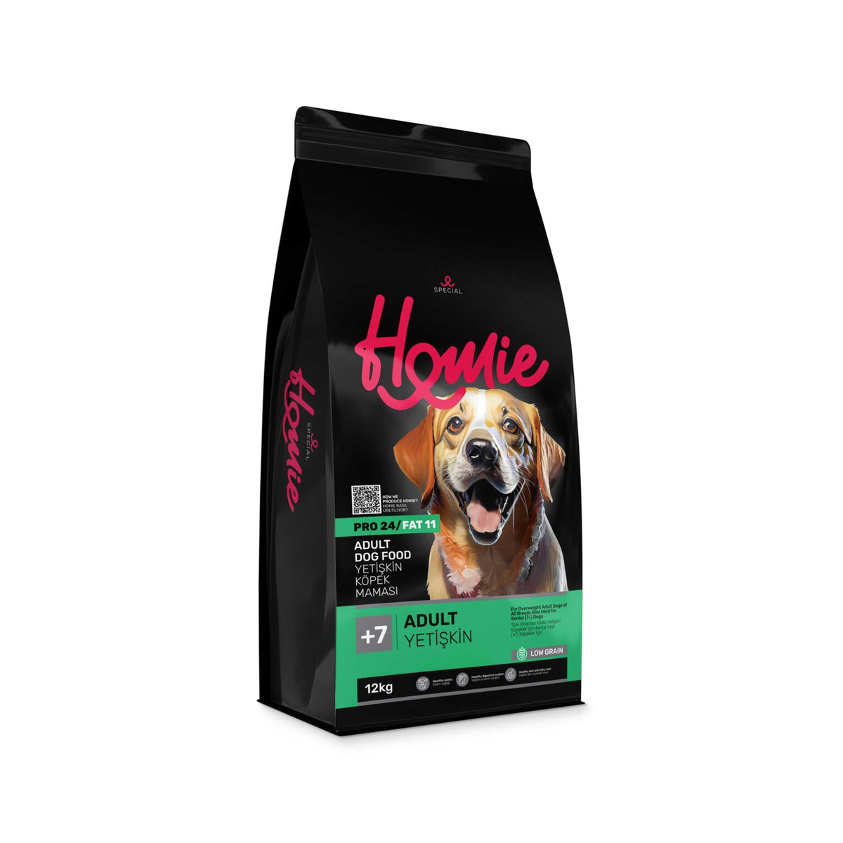 Homie Special Tavuklu Az Tahıllı Yaşlı Köpek Maması