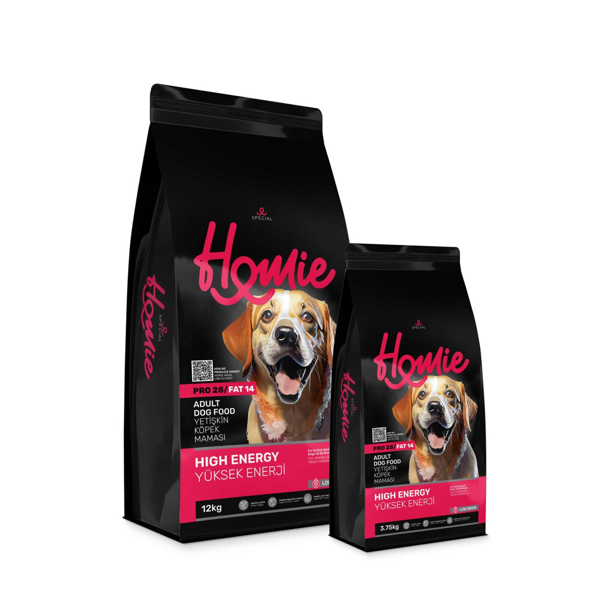 Homie Special High Energy Tavuklu Az Tahıllı Yetişkin Köpek Maması